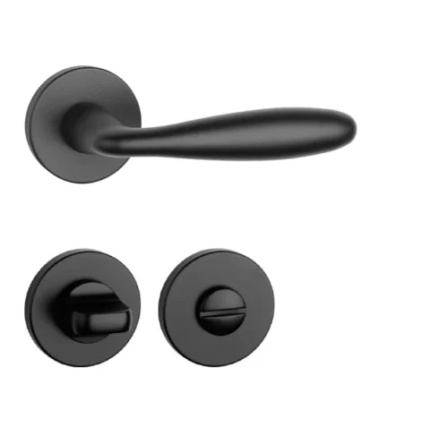 Kľučka na dvere AT - VERBENA - R 7S Povrch: CIM - čierna matná (BLACK) - Image 3