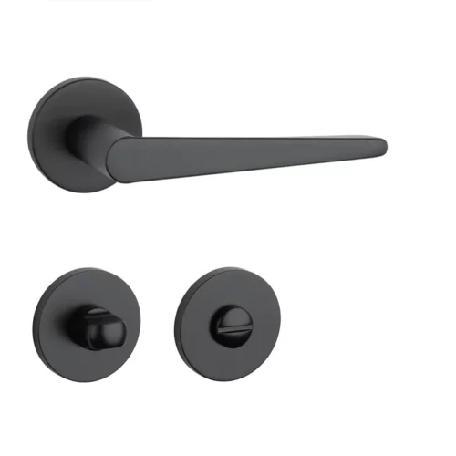 Kľučka na dvere AT - ARNICA - R 7S Povrch: CIM - čierna matná (BLACK) - Image 3