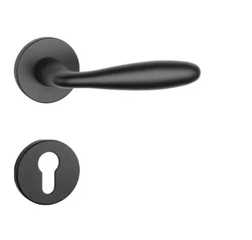 Kľučka na dvere AT - VERBENA - R 7S Povrch: CIM - čierna matná (BLACK) - Image 2