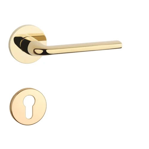 Kľučka na dvere AT - OLEANDRO - R 7S Povrch: ZLL PVD - zlatá lesklá (GOLD PVD) - Image 2