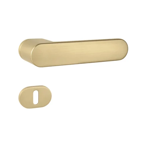Klučka na dvere MP - IMPRESSA - OR Povrch: ZLM - zlatá matná (SATIN BRASS)