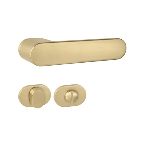 Klučka na dvere MP - IMPRESSA - OR Povrch: ZLM - zlatá matná (SATIN BRASS) - Image 2
