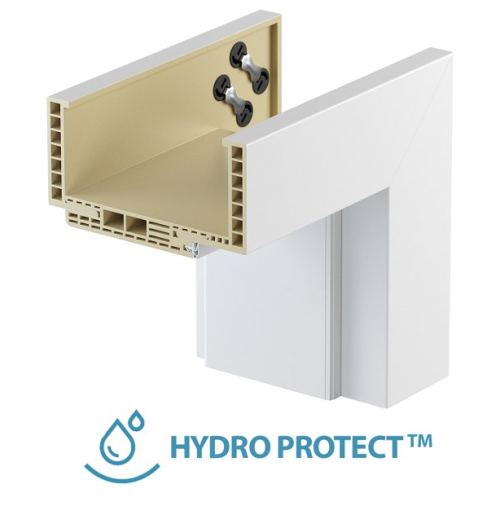 Porta Doors Nastaviteľná zárubňa pre bezfalcové dvere Hydro Protect 215-255 mm H-I