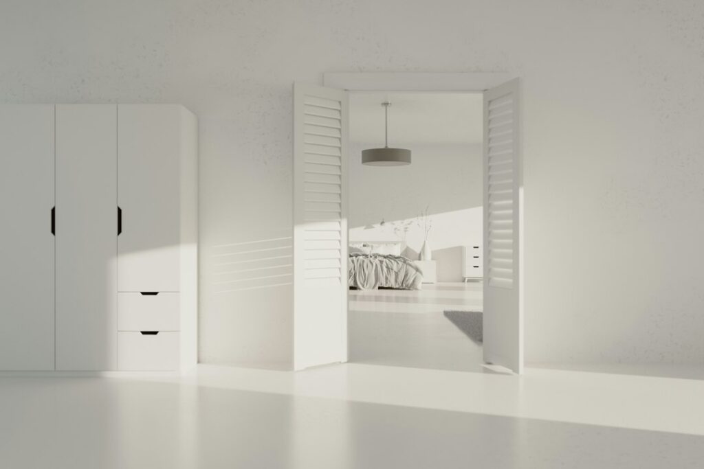Invado interiérové dvere — čistý biely minimalistický interiér so škandinávskym charakterom