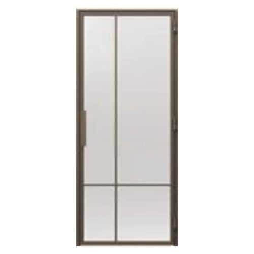 Interiérové dvere Porta Doors Loft Stalowe (oceľové) model 5, oceľový rám s tvrdeným sklom